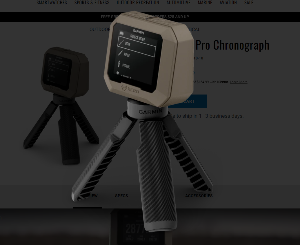 Xero® C1 Pro Chronograph