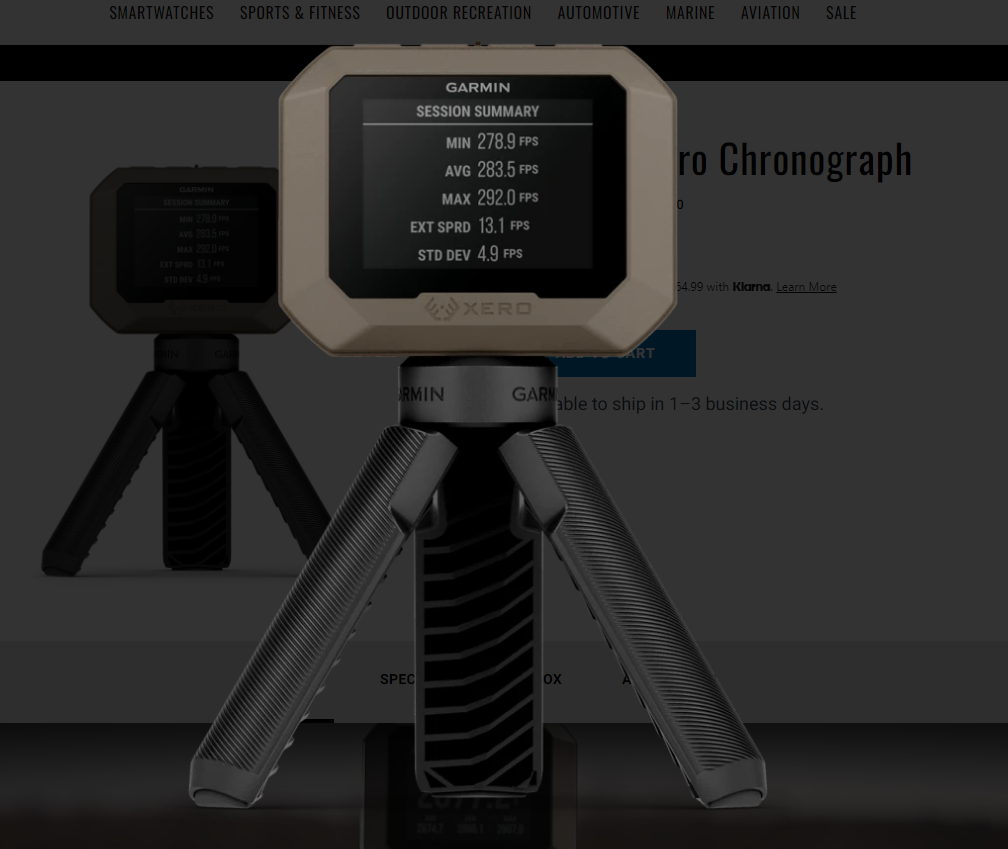 Xero® C1 Pro Chronograph